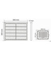 Faro Faretto Pannello Solare 200 W Luce Fredda 6500k Ip65 Telecomando S12a-200w