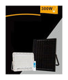 Faro Faretto Pannello Solare 300w Luce Fredda 6500k Ip65 Telecomando S12a-300w
