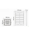Faro Faretto Pannello Solare 50 Watt Luce Fredda 6500k Ip65 Telecomando S12a-50w