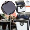 Faro-Faretto-Pannello-Solare-Sensore-Movimento-E-Crepuscolare-4-Led-Per-Esterno
