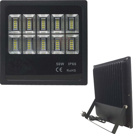 Faro Faretto Slim Led Luce Bianca 50watt Ip66 50 Watt Led Smd 220volt Illuminazione/Illuminazione per esterni/Proiettori Trade Shop italia - Napoli, Commerciovirtuoso.it