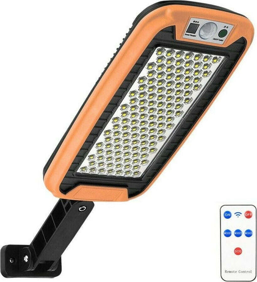 Faro Lampione Stradale Con Pannello Solare Con Sensore Telecomando 124 Led 8019d Articoli da Giardino > Illuminazione da esterno > Lampade per esterno Trade Shop italia - Napoli, Commerciovirtuoso.it