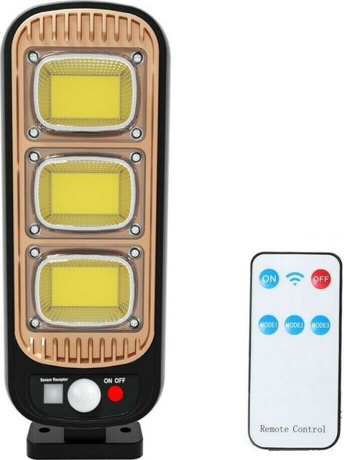 Faro Lampione Stradale Con Pannello Solare Fotovoltaico Sensore 54 Led Cob Gl Articoli da Giardino > Illuminazione da esterno > Lampade per esterno Trade Shop italia - Napoli, Commerciovirtuoso.it