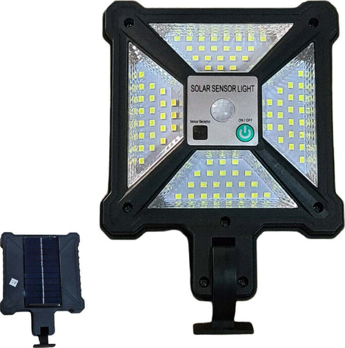 Faro Lampione Stradale Con Pannello Solare Sensore Di Movimento Led Telecomando Articoli da Giardino > Illuminazione da esterno > Lampade per esterno Trade Shop italia - Napoli, Commerciovirtuoso.it