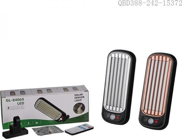 FARO LAMPIONE STRADALE PANNELLO SOLARE FOTOVOLTAICO SENSORE 100 LED SMD GL-84069 Illuminazione/Illuminazione per esterni/Lampioni Zencoccostore - Formia, Commerciovirtuoso.it