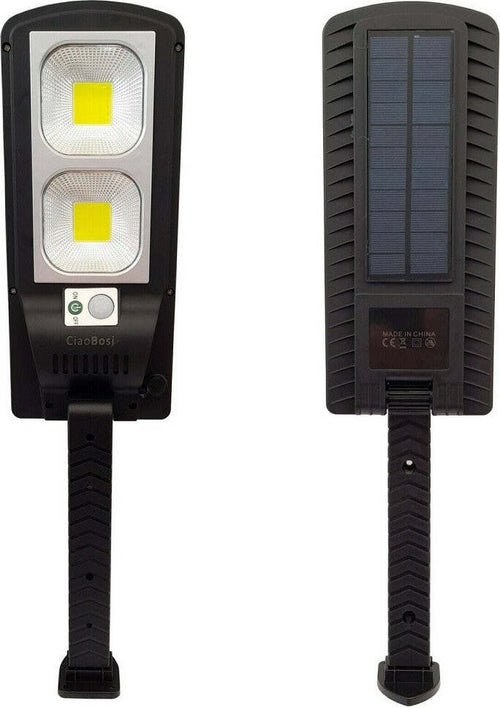 Faro Lampione Stradale Pannello Solare Fotovoltaico Sensore 120w 60 Led Cob 9330 Illuminazione/Illuminazione per esterni/Lampioni Trade Shop italia - Napoli, Commerciovirtuoso.it