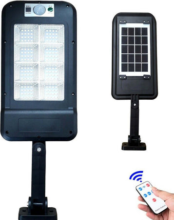 Faro Lampione Stradale Pannello Solare Fotovoltaico Sensore 128 Led Smd Hs-8013c Articoli da Giardino > Illuminazione da esterno > Lampade per esterno Trade Shop italia - Napoli, Commerciovirtuoso.it