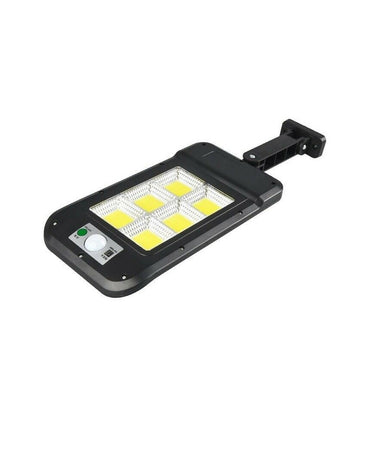 Faro Lampione Stradale Pannello Solare Fotovoltaico Sensore 160 Led Cob Hs-8013
