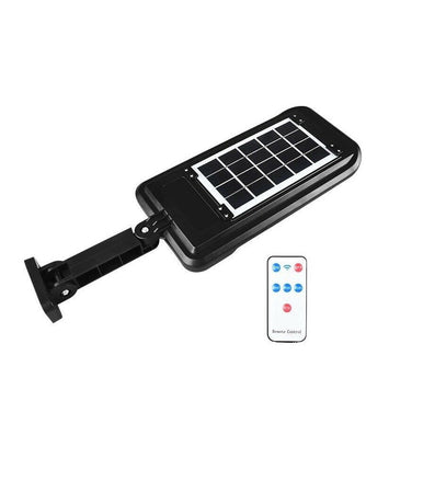 Faro Lampione Stradale Pannello Solare Fotovoltaico Sensore 160 Led Cob Hs-8013