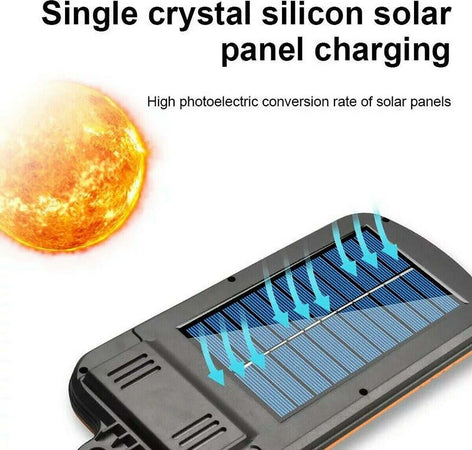 FARO-LAMPIONE-STRADALE-PANNELLO-SOLARE-FOTOVOLTAICO-SENSORE-DI-MOVIMENTO-150-LED-con-TELECOMANDO