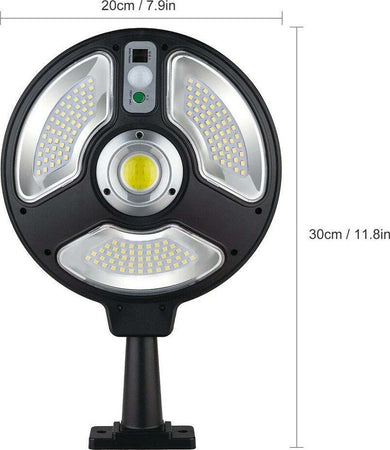 Faro Lampione Stradale Solare Con Sensore Di Movimento Telecomando 120 Led 1288b Articoli da Giardino > Illuminazione da esterno > Lampade per esterno Trade Shop italia - Napoli, Commerciovirtuoso.it