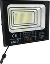 Faro-Led-100-W-Con-Pannello-Solare-Crepuscolare-Telecomando-Kovalmax