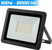 Faro Led 100w Luce Alta Luminosita 8000lm Faretto Esterno Slim Bianco Freddo Illuminazione/Illuminazione per esterni/Proiettori Trade Shop italia - Napoli, Commerciovirtuoso.it