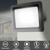Faro Led 100w Luce Alta Luminosita 8000lm Faretto Esterno Slim Bianco Freddo Illuminazione/Illuminazione per esterni/Proiettori Trade Shop italia - Napoli, Commerciovirtuoso.it