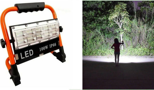 Faro-led-100w-pieghevole-luce-fredda-faretto-portatile-ricaricabile