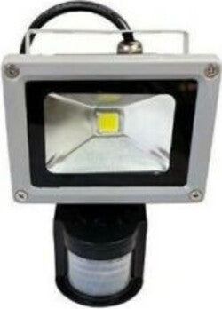 Faro LED 10W Faretto Slim Con Sensore Movimento Pir Crepuscolare ip65 Illuminazione/Illuminazione per esterni/Proiettori Zencoccostore - Formia, Commerciovirtuoso.it