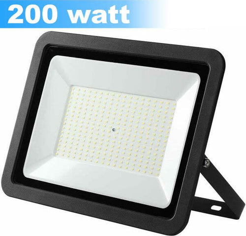 Faro-Led-200w-Luce-Alta-Luminosita-Faretto-Proiettore-Esterno-Slim-Bianco-Freddo