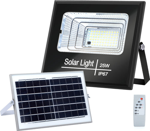 FARO LED 25W PANNELLO SOLARE CREPUSCOLARE IP65 LUCE 6500K 550LM Illuminazione/Illuminazione per esterni/Proiettori Zencoccostore - Formia, Commerciovirtuoso.it