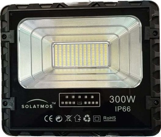 Faro led 300W con pannello solare 18w sensore crepuscolare esterno ip66 150lm/w Illuminazione/Illuminazione per esterni/Proiettori Zencoccostore - Formia, Commerciovirtuoso.it