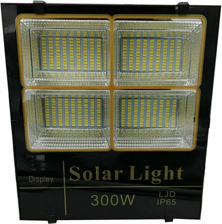 Faro LED 300W Con Pannello SOLARE Luce BICOLORE Calda o Fredda IP65 Illuminazione/Illuminazione per esterni/Proiettori Zencoccostore - Formia, Commerciovirtuoso.it