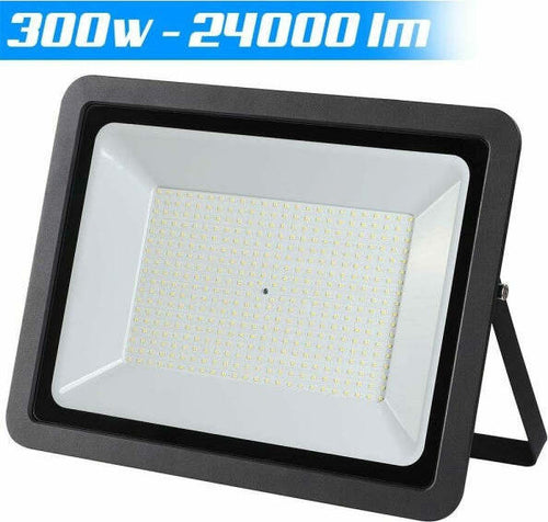 Faro-Led-300w-Luce-Alta-Luminosita-Faretto-Esterno-Slim-Bianco-Freddo-6000k
