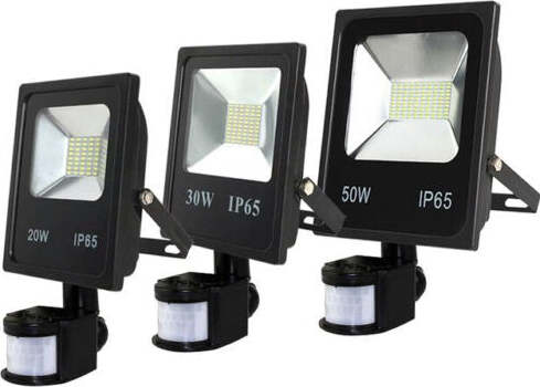 Faro LED 30W Faretto Slim Con Sensore Movimento Pir Crepuscolare ip65 Illuminazione/Illuminazione per esterni/Proiettori Zencoccostore - Formia, Commerciovirtuoso.it
