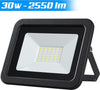 Faro-Led-30W-Luce-Alta-Luminosita-2550lm-Faretto-Esterno-Slim-Bianco-Freddo-IP65