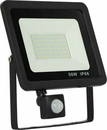 Faro LED 50W Faretto Slim Con Sensore Movimento Pir Crepuscolare ip65 Illuminazione/Illuminazione per esterni/Proiettori Zencoccostore - Formia, Commerciovirtuoso.it
