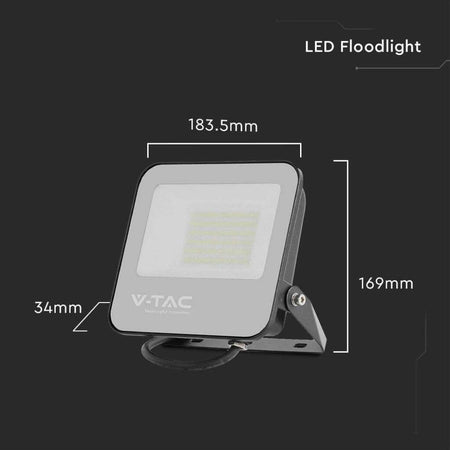 FARO-LED-50W-FARETTO-SMD-185-LM/W-IP65-COLORE-NERO-V-TAC-VT-4456
