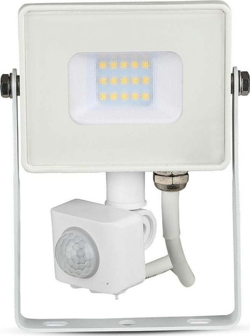 Faro LED Chip Samsung 10W con Sensore di Movimento e Crepuscolare e Interruttore Manuale Illuminazione/Illuminazione per esterni/Proiettori Zencoccostore - Formia, Commerciovirtuoso.it
