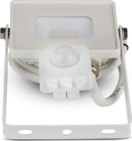 Faro LED Chip Samsung 10W con Sensore di Movimento e Crepuscolare e Interruttore Manuale Illuminazione/Illuminazione per esterni/Proiettori Zencoccostore - Formia, Commerciovirtuoso.it