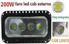 Faro Led Cob 200w Luce Bianca Fredda Proiettore Esterno Faretto Con 4 Led Lente Illuminazione/Illuminazione per esterni/Proiettori Trade Shop italia - Napoli, Commerciovirtuoso.it