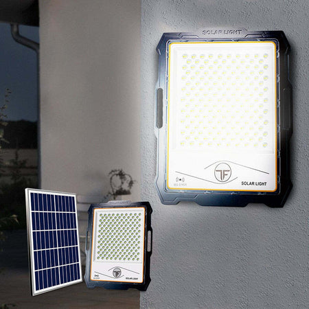 FARO LED CON PANNELLO SOLARE CREPUSCOLARE 100W-200-300-400-500-600-800W IP66 Illuminazione/Illuminazione per esterni/Proiettori Zencoccostore - Formia, Commerciovirtuoso.it