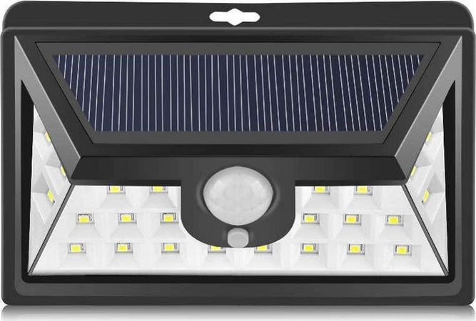 Faro Led Con Pannello Solare Crepuscolare 24 Led Sensore Movimento Crepuscolare Illuminazione/Illuminazione per esterni/Proiettori Trade Shop italia - Napoli, Commerciovirtuoso.it