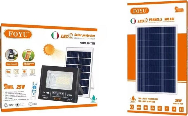 Faretto Con Pannello Solare 40W A LED Luce Naturale V-TAC SKU8574 - Foto 13