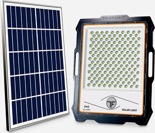 FARO LED CON PANNELLO SOLARE CREPUSCOLARE 800W IP66 LM con telecomando Illuminazione/Illuminazione per esterni/Proiettori Zencoccostore - Formia, Commerciovirtuoso.it