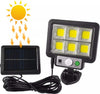 FARO LED CON PANNELLO SOLARE SEPARATO LUCE SENSORE DI MOVIMENTO 96 LED COB T 09 Illuminazione/Illuminazione per esterni/Proiettori Zencoccostore - Formia, Commerciovirtuoso.it