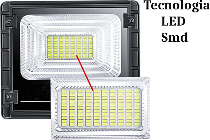 WKZ Faro Pannello Solare 300w 400W 600W 800W 1000W 1200W 1500W, Faretto - Foto 1