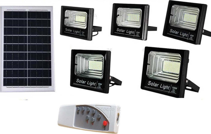 Faro led Crepuscolare con Pannello Solare Fotovoltaico ip67 da 10w a 200w Illuminazione/Illuminazione per esterni/Proiettori Zencoccostore - Formia, Commerciovirtuoso.it