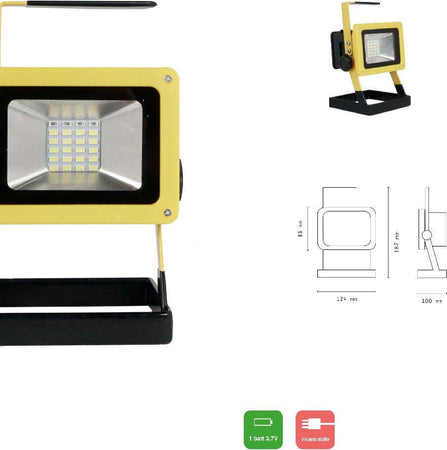 Faro Led Da Lavoro Portatile Ricaricabile Smd 2835 Luce Bianco Freddo Dt-2132 Sport e Tempo Libero > Campeggio > Tempo Libero > Lampade Portatili Trade Shop italia - Napoli, Commerciovirtuoso.it