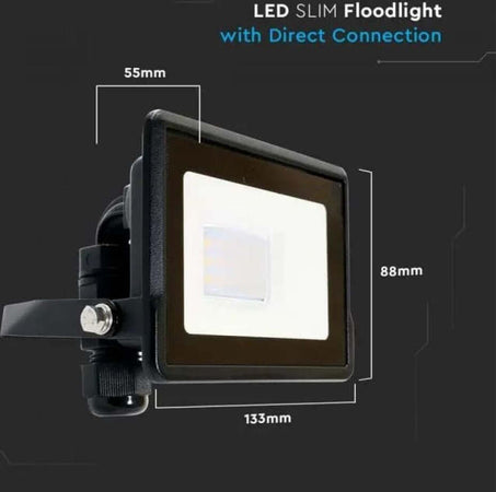 FARO LED FARETTO LAMPADA DA 10W SMD IP65 CHIP SAMSUNG COLORE NERO Illuminazione/Illuminazione per esterni/Proiettori Zencoccostore - Formia, Commerciovirtuoso.it