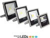 FARO LED FARETTO SLIM ALTA LUMINOSITA' LUCE BIANCA 10 20 30 50 80 100 120 W IP65 Illuminazione/Illuminazione per esterni/Proiettori Trade Shop italia - Napoli, Commerciovirtuoso.it