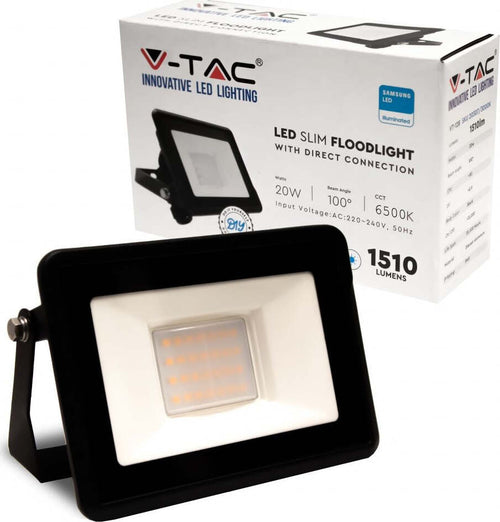 FARO LED FLOODLIGHT 20W SMD IP65 CHIP SAMSUNG COLORE NERO Illuminazione/Illuminazione per esterni/Proiettori Zencoccostore - Formia, Commerciovirtuoso.it
