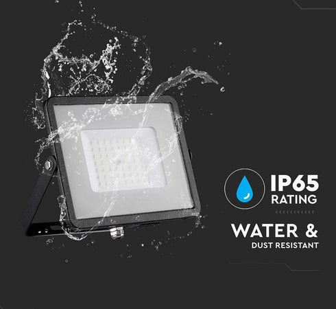 FARO LED FLOODLIGHT 50W SMD SLIM IP65 CHIP SAMSUNG NERO V-TAC PRO VT-50 Illuminazione/Illuminazione per esterni/Proiettori Zencoccostore - Formia, Commerciovirtuoso.it