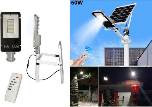 Faro Led Lampione Stradale 60w Luce Fredda Con Pannello Solare E Staffa Fb660 Illuminazione/Illuminazione per esterni/Lampioni Trade Shop italia - Napoli, Commerciovirtuoso.it