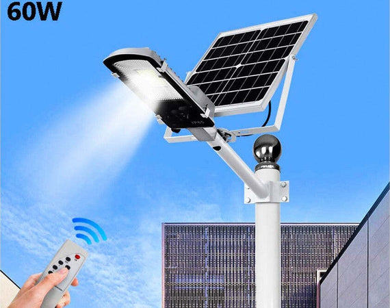 Faro Led Lampione Stradale 60w Luce Fredda Con Pannello Solare E Staffa Fb660 Illuminazione/Illuminazione per esterni/Lampioni Trade Shop italia - Napoli, Commerciovirtuoso.it