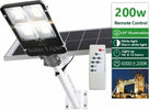 Faro LED LAMPIONE Stradale PANNELLO SOLARE STAFFA E TELECOMANDO 200W Illuminazione/Illuminazione per esterni/Lampioni Zencoccostore - Formia, Commerciovirtuoso.it