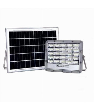 Faro Led Pannello Solare 100w Luce Fredda Telecomando Indicatore Carica Tk08-100w