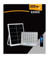 Faro Led Pannello Solare 200w Luce Fredda Telecomando Indicatore Carica Tk08-200w