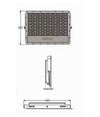 Faro Led Pannello Solare 300w Luce Fredda Telecomando Indicatore Carica Tk08-300w